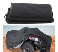 Copertura per atv 210D Impermeabile per antipolvere Nera Copertura(183 * 137 * 117cm)