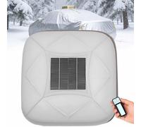 Copertura per auto a energia solare retrattile con telecomando e allarme | Telo di copertura solare retrattile per auto, con telecomando e allarme antifurto, protezione per tutte le condizioni
