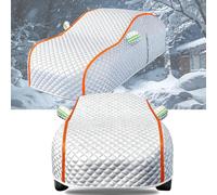 Copertura per Auto Antigrandine per Citroe n 2CV 1948-1990,Copriauto Antigrandine da Esterno Impermeabile Imbottito per Protezione Completa Con Strisce Riflettenti