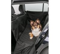 TRIXIE Facile da pulire, antiscivolo, per il sedile posteriore, per cani, 1,55 × 1,30 m, nero, con parti laterali extra alte, 13203
