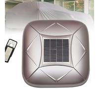 Copertura per auto intelligente, copertura per auto automatica portatile con telecomando intelligente, protezione impermeabile, antivento e antineve per uso esterno e interno, ricarica Silver-3XXL