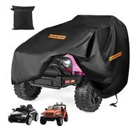 Copertura per auto per bambini 420D impermeabile per auto universale per ruote elettriche Jeep e veicoli elettrici per bambini piccoli protezione per tutte le stagioni con 3 strisce