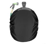 Copertura per avvolgitubo da esterno, in tessuto Oxford 420D, mantiene le attrezzature protette da pioggia, polvere e esposizione al sole in giardino, per garage o piscina (nero)