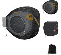 Copertura per avvolgitubo da giardino retrattile in tessuto Oxford 420D resistente alle intemperie, copertura per avvolgitubo da giardino per tubo da esterno