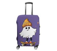 Copertura per bagagli a mano Il fantasma degli skateboard, copertura per valigie per bagagli approvata TSA, protezione elastica per valigie, antigraffio, lavabile, adatta per custodie da 48-76 cm