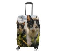Copertura per bagagli a mano Little Cat on the Grass Valigie Coperture per bagagli Approvato TSA Protezione per bagagli da viaggio Elastica Protezione per Valigie Antigraffio Lavabile Adatto per Case