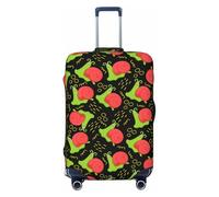 Copertura per bagagli da viaggio con lumaca di cartoni animati, elastica, per valigie, 45-81 cm, Nero , XL