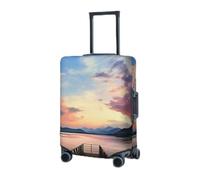 Copertura per bagagli da viaggio Copertura per valigia elastica Cielo calmo Coperture per bagagli Coperture protettive per bagagli da viaggio Copertura decorativa per bagagli antigraffio per adulti