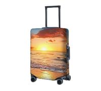 Copertura per bagagli da viaggio Copertura per valigie Protezione per valigie Sunset Ocean Beach Copertura per bagagli lavabile elastica antigraffio custodia protettiva per valigie personalizzate per
