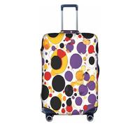 Copertura per bagagli da viaggio elastica in stile retrò moderno di metà secolo con forme a goccia, custodia per bagagli Tao18-32 pollici con cerniera anti-graffio antipolvere stretta fissaggio e