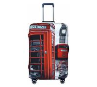 Copertura per bagagli da viaggio Inghilterra Regno Unito Retro Londra Telefono Valigie Protector Elastico Lavabile Copertura per Bagagli Anti-graffio Copertura Bagagli Addensare Protezione per Bagagli