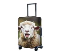 Copertura per bagagli da viaggio per valigia elastica protezione per valigia divertente pecora cattiva lingua carino animale valigia copre lavabile valigia copertura protettiva antipolvere per bagagli