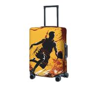 Copertura per bagagli da viaggio per valigia elastica protezione per valigia giocatore di basket giocando a palla Coperture per valigie Lavabile Copertura protettiva antipolvere per bagagli Adatto per