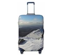 Copertura per bagagli da viaggio Top of The Snow Mountain, per valigie alla moda, adatta per bagagli da 45,7 a 81,3 cm, nero, M, set di bagagli, Nero , x-large
