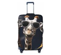 Copertura per bagagli da viaggio Tre giraffe che indossano occhiali da sole Protezione per valigie Elastica Lavabile Coperture per bagagli Anti-graffio Copertura per valigie Addensare Protezione per
