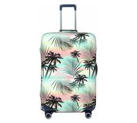 Copertura per bagagli da viaggio - Tropical Summer Palm lavabile copertura per valigie da 45,7 - 81,7 cm, nero, X-Large