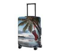 Copertura per bagagli elastica lavabile per valigie Buon Natale palma coperture per valigie per bagagli 45-81 cm coperture per bagagli portatili da viaggio manica antipolvere antigraffio coperture per