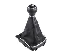 Copertura per bagagliaio con pomello del cambio a 5 marce per VW MK5 nero bianco