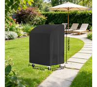 Copertura per barbecue a gas a 2 bruciatori da 32 pollici, resistente, per barbecue piccoli, compatibile con barbecue con laterali crollati