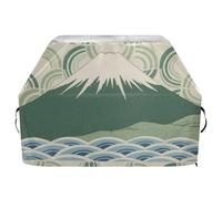 Copertura per barbecue a gas giapponese Fuji Mountain, 165 cm, impermeabile, resistente, antistrappo, resistente allo sbiadimento, copertura per barbecue con coulisse regolabile per polvere e vento
