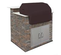 Copertura per barbecue all'aperto, copertura per barbecue all'aperto, impermeabile, resistente ai raggi UV, in tessuto Oxford, protezione per barbecue, disponibile in varie misure, beige, nero, blu