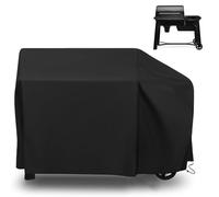 Copertura per barbecue da 152,4 cm, impermeabile, anti-UV e antistrappo, orlo regolabile con coulisse e copertura in velcro per Traeger Woodridge TFB86MLH