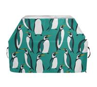 Copertura per barbecue da esterni con pinguino e simpatico animale color foglia di tè, impermeabile, resistente, con coulisse regolabile per polvere e vento