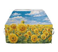 Copertura per barbecue di alta qualità, impermeabile, resistente allo sbiadimento, resistente, adatta per griglie fino a 25 in campo di girasoli