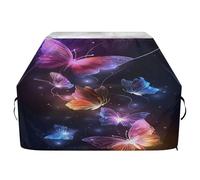 Copertura per barbecue di alta qualità, impermeabile, resistente allo sbiadimento, resistente, adatta per griglie fino a 63 cm di larghezza, con bella farfalla luminosa