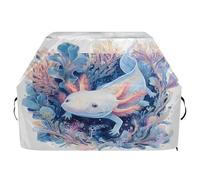 Copertura per barbecue impermeabile di alta qualità, resistente allo sbiadimento, resistente, adatta per griglie fino a 60 cm di larghezza in Axolotl in acque profonde per esplorare grotte di coralli