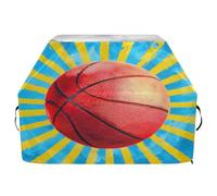 Copertura per barbecue impermeabile di alta qualità, resistente allo sbiadimento, resistente allo sbiadimento, adatta per griglie fino a 63 cm di larghezza, ad alto contrasto, l'arte del basket è