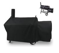 Copertura per barbecue Oklahoma Joe's Longhorn Offset, 177,8 cm, resistente, impermeabile, resistente ai raggi UV, copertura per barbecue all'aperto