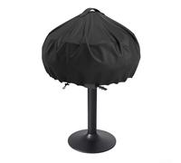 Copertura per barbecue per mini griglie elettriche rotonde, resistente e impermeabile, in tessuto Oxford 420D, antivento, resistente ai raggi UV, con borsa per il trasporto, adatta per griglie da