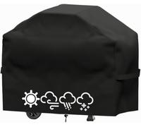 Copertura per barbecue, resistente alle intemperie, copertura per barbecue a gas, telo protettivo, impermeabile, antivento, resistente ai raggi UV, antistrappo, 165 x 71 x 122 cm