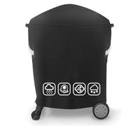 Copertura per barbecue Weber serie Q100/Q200 su carrello, 600D Oxford 7113, copertura per barbecue Weber Q1000/Q1200/Q1400/Q2000/Q2200/Q2400 con supporto portatile, impermeabile, antistrappo