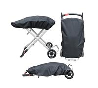 Copertura Per Barbecue Weber Traveler, Telo Copri Barbecue Esterno, Copertura Protettiva Grill a Gas BBQ In Tessuto Oxford 420d Impermeabile Anti UV, Accessorio per Barbecue All'Aperto (Nero)