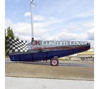 Copertura Per Barca Impermeabile Premium Su Misura Grigia Per Dinghy Enterprise