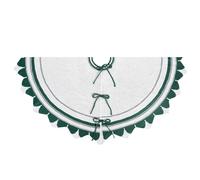 Copertura per base dell'albero di Natale lavorata a maglia, diametro 71 cm, con chiusura a bottone, decorazione per la stanza delle vacanze, coperta decorativa