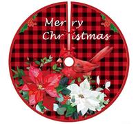 Copertura per base natalizia in tessuto morbido estetico, 90 cm, per creare una bella atmosfera di vacanza a casa (G)