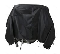 Copertura per batteria resistente all'acqua per uso esterno, con angoli rinforzati cuciti per evitare il sollevamento del vento e i danni ai raggi UV, 250 x 200 cm, colore: nero