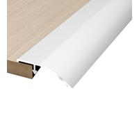 Copertura per battuta porta in moquette, Striscia Di Transizione In Alluminio Multicolore Da 90 Cm for Differenze Altezza 5-18 Mm Confezione 2,3,4,5(Silver,90cm/35.4in x 2)