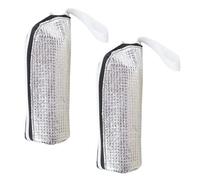 Copertura per biberon - manica bottiglia d'acqua | Waters Cup Insulation Sleeve | 2 pezzi bottiglie d'acqua copri isolati | Portatore di stoccaggio del latte in alluminio in alluminio Porta rettanamen