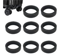 Copertura per bicicletta per bagagli, in silicone, 8 coperture per ruote, per bagagli, per bagagli, Otto trombe, vedi descrizione, Vedi descrizione