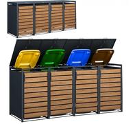 Copertura per bidoni della spazzatura, vano portaoggetti