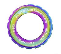 Copertura per blocco centrale del disco per mountain bike, facile installazione e utilizzo (colorato)