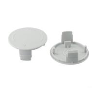 Copertura per bobina di ricambio F016F05384 per Bosch per spazzola afs 23-37, coperchio in plastica resistente, parte di ricambio grigia per attrezzatura per la cura del prato (2 pezzi)