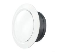 Copertura per bocchetta dell'aria a soffitto in ABS per diffusore d'aria calda, configurazione montabile, consente la distribuzione dell'aria e le prestazioni di riduzione del rumore (150 mm)