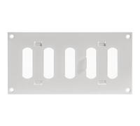 Copertura per bocchetta dell'aria da 20,3 x 10,2 cm, bianca, regolabile, per interni ed esterni, griglia in metallo, per riscaldamento, raffreddamento, ventilazione per casa, garage, capannone,