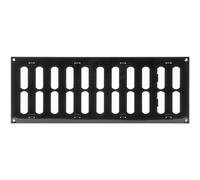 Copertura per bocchetta dell'aria da 40,6 x 15,2 cm, regolabile, per interni ed esterni, griglia in metallo, per riscaldamento, raffreddamento, ventilazione per casa, garage, capannone, registro