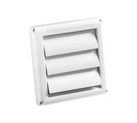 Copertura per bocchetta dell'asciugatrice, antivento, per cucina, ristorante, casa, bianco, 15,2 cm